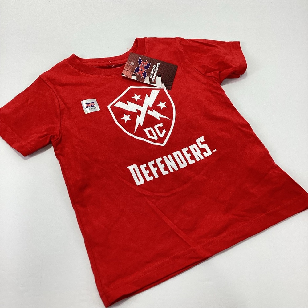 XFL DC Defenders Kids T-Shirt New With Tags NWT 3T